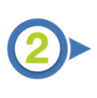 A blue circle with a green number 2 inside, followed by a blue triangle pointing right—like a play button—captures the essence of Springfield's success story in a simple, bold design.