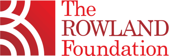 The Rowland Foundation - A button you can click to open The Rowland Fund website in a new tab